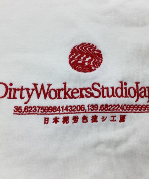 DIRTY WORKERS（ダーティーワーカーズ）DIRTY WORKERS (ダーティーワーカーズ) HOMETOWN SWEATSHIRTS ホワイト サイズ:Mの古着・服飾アイテム