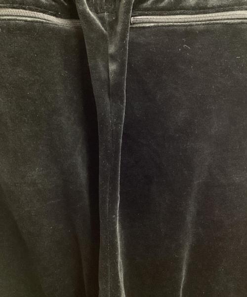CALEE（キャリー）CALEE (キャリー) TATOO STUDIO YAMADA (タトゥースタジオ ヤマダ) VELOUR TRACK PANTS / ベロアトラックパンツ ブラック サイズ:Mの古着・服飾アイテム