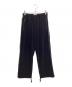 CALEE（キャリー）の古着「VELOUR TRACK PANTS / ベロアトラックパンツ」｜ブラック