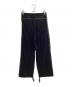 CALEE (キャリー) TATOO STUDIO YAMADA (タトゥースタジオ ヤマダ) VELOUR TRACK PANTS / ベロアトラックパンツ ブラック サイズ:M：17000円