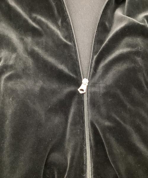 CALEE（キャリー）CALEE　 (キャリー) TATTO STUDIO YAMADA　 (タトゥースタジオヤマダ) VELOUR TRACK JACKET / ベロアトラックジャケット ブラック サイズ:Mの古着・服飾アイテム