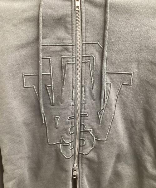 DIRTY WORKERS（ダーティーワーカーズ）DIRTY WORKERS　　 (ダーティーワーカーズ) HOMETOWN ZIP HOODIE / ホームタウン ジップフーディー / ジップパーカー ブラック サイズ:Lの古着・服飾アイテム