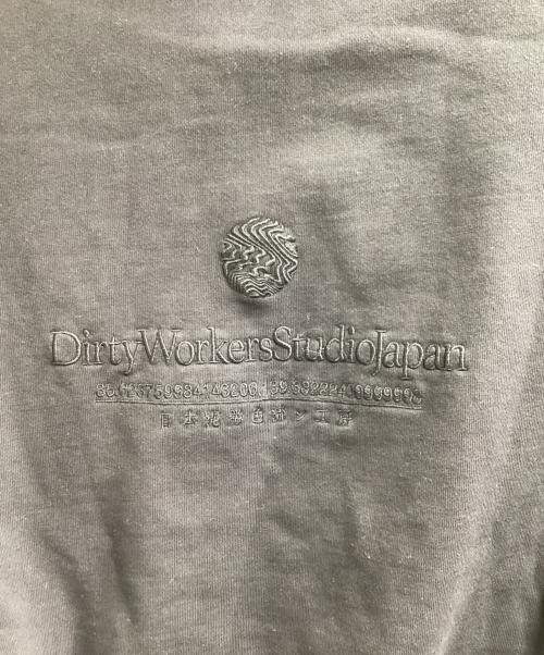 DIRTY WORKERS（ダーティーワーカーズ）DIRTY WORKERS　　 (ダーティーワーカーズ) HOMETOWN ZIP HOODIE / ホームタウン ジップフーディー / ジップパーカー ブラック サイズ:Lの古着・服飾アイテム