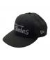 New Era（ニューエラ）の古着「9FIFTY CAP BLACK / SNAP BACK / スナップバック キャップ ブラック / DIRTY WORKERS」｜ブラック