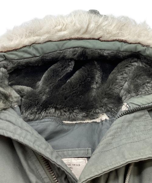 USAF（ユーエスエーエフ）USAF (ユーエスエーエフ) N-3B Flight Jacket Green / N3-B フライト ジャケット グリーン / 84年会計 SCOVILLジッパー AVIREX社製 オリーブ サイズ:Sの古着・服飾アイテム