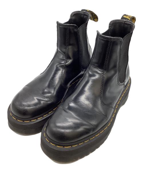 Dr.Martens（ドクターマーチン）Dr.Martens (ドクターマーチン) 2976 QUAD チェルシーブーツ / サイドゴアブーツ ブラック サイズ:US8の古着・服飾アイテム