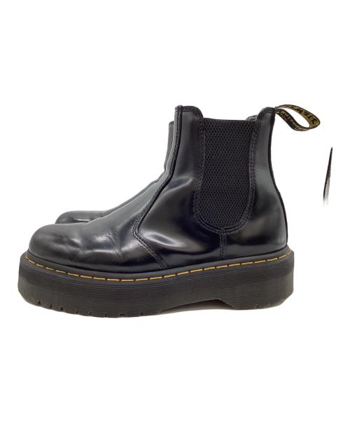 Dr.Martens（ドクターマーチン）Dr.Martens (ドクターマーチン) 2976 QUAD チェルシーブーツ / サイドゴアブーツ ブラック サイズ:US8の古着・服飾アイテム