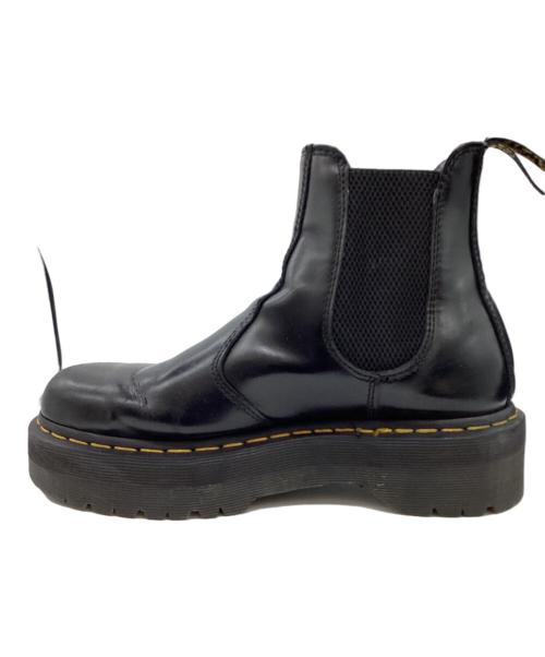 Dr.Martens（ドクターマーチン）Dr.Martens (ドクターマーチン) 2976 QUAD チェルシーブーツ / サイドゴアブーツ ブラック サイズ:US8の古着・服飾アイテム