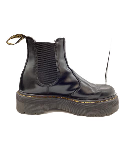 Dr.Martens（ドクターマーチン）Dr.Martens (ドクターマーチン) 2976 QUAD チェルシーブーツ / サイドゴアブーツ ブラック サイズ:US8の古着・服飾アイテム