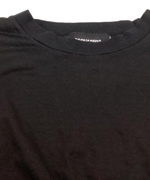 DSQUARED2（ディースクエアード）DSQUARED2 (ディースクエアード) バッグロゴTシャツ　S71GD1143 ブラック サイズ:XLの古着・服飾アイテム