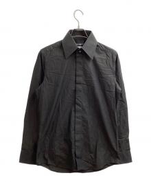 DOLCE & GABBANA（ドルチェ＆ガッバーナ）の古着「比翼シャツ　G5177T/FU5B0」｜ブラック