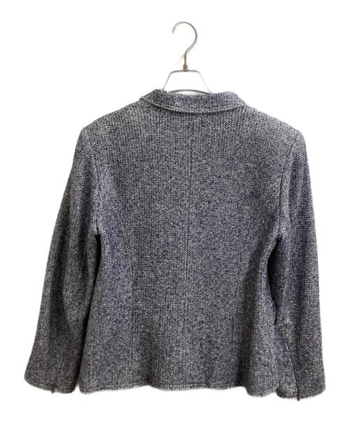 CHANEL（シャネル）CHANEL (シャネル) ツイード 2Bジャケット / P21056V12405 / フランス製 グレー サイズ:44の古着・服飾アイテム