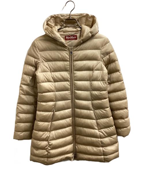 Max Mara Studio（マックスマーラ ストゥディオ）MAX MARA STUDIO (マックスマーラ ストゥディオ) フーデット 中綿コート / 64860119 ベージュ サイズ:38の古着・服飾アイテム