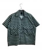 DAIWA PIER39ダイワ ピア39）の古着「Tech Regular Collar Shirts S/S　/　BE-89022」｜グリーン