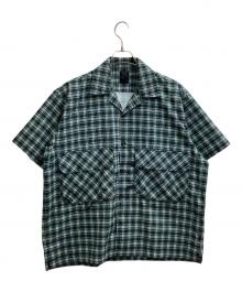 DAIWA PIER39（ダイワ ピア39）の古着「Tech Regular Collar Shirts S/S　/　BE-89022」｜グリーン