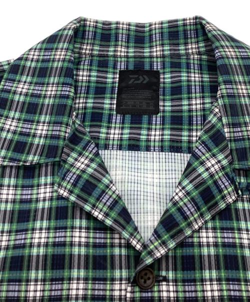 DAIWA PIER39（ダイワ ピア39）DAIWA PIER39 (ダイワ ピア39) Tech Regular Collar Shirts S/S　/　BE-89022 グリーン サイズ:Ｓの古着・服飾アイテム