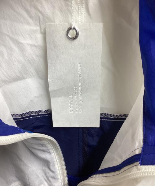 digawel（ディガウェル）DIGAWEL (ディガウェル) Cup shoulder Blouson DWVA004 ブルー サイズ:2の古着・服飾アイテム