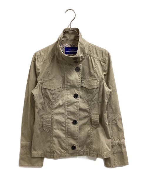 BURBERRY BLUE LABEL（バーバリー ブルー レーベル）BURBERRY BLUE LABEL (バーバリー ブルー レーベル) ミリタリージャケット / FC511-236-79 ベージュ サイズ:36の古着・服飾アイテム