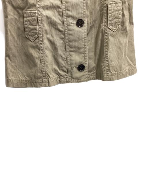 BURBERRY BLUE LABEL（バーバリー ブルー レーベル）BURBERRY BLUE LABEL (バーバリー ブルー レーベル) ミリタリージャケット / FC511-236-79 ベージュ サイズ:36の古着・服飾アイテム
