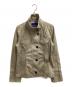 BURBERRY BLUE LABEL (バーバリー ブルー レーベル) ミリタリージャケット / FC511-236-79 ベージュ サイズ:36：5000円