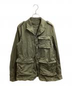 DSQUARED2ディースクエアード）の古着「ワイヤーサファリジャケット / S71BN0520 S35175 / イタリア製」｜グリーン