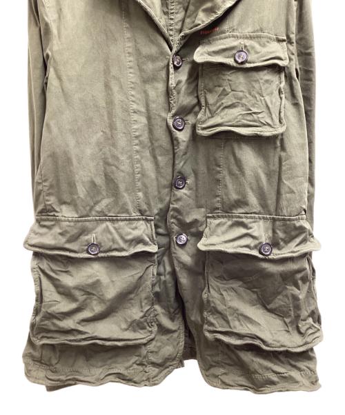 DSQUARED2（ディースクエアード）DSQUARED2 (ディースクエアード) ワイヤーサファリジャケット / S71BN0520 S35175 / イタリア製 グリーン サイズ:48の古着・服飾アイテム