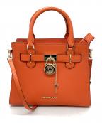 MICHAEL KORSマイケル・コース）の古着「HAMILTON サッチェル スモール / 35T1GHMS1L」｜オレンジ