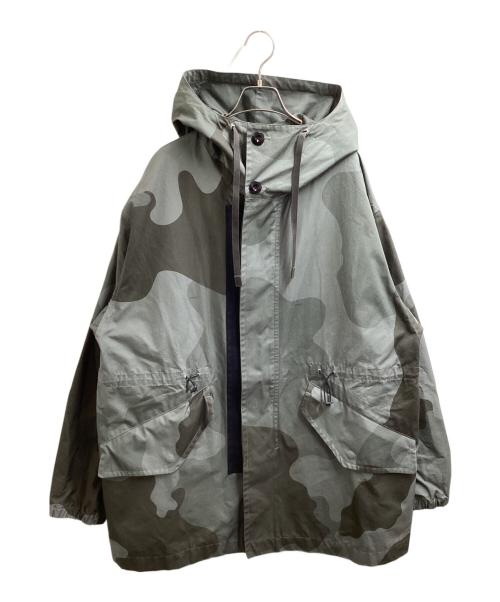 OAMC（オーエーエムシー）OAMC (オーエーエムシー) Camouflage Unlined Parka / カモフラージュ柄パーカー / 2020-0165990 / イタリア製 グレー サイズ:Sの古着・服飾アイテム