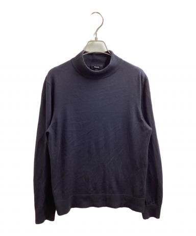 中古・古着通販】theory (セオリー) MOCK NECK LS REGAL WOOL NAVY