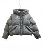 THE NORTH FACEザ ノース フェイス）の古着「グロッシーショートダウン / Glossy Short Down Jacket / NDW52404WL」｜グレー