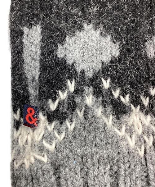 DOLCE & GABBANA（ドルチェ＆ガッバーナ）DOLCE & GABBANA (ドルチェ＆ガッバーナ) ノルディック柄タートルネックニット / イタリア製 グレー サイズ:46の古着・服飾アイテム