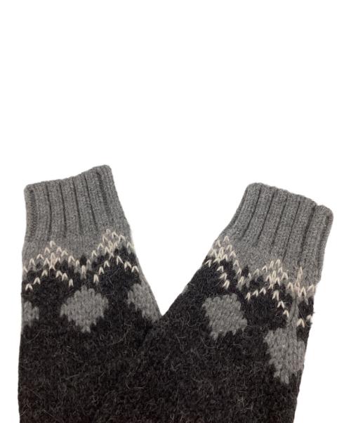 DOLCE & GABBANA（ドルチェ＆ガッバーナ）DOLCE & GABBANA (ドルチェ＆ガッバーナ) ノルディック柄タートルネックニット / イタリア製 グレー サイズ:46の古着・服飾アイテム