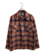 PENDLETONペンドルトン）の古着「ボードシャツ / 70s / USA製」｜オレンジ