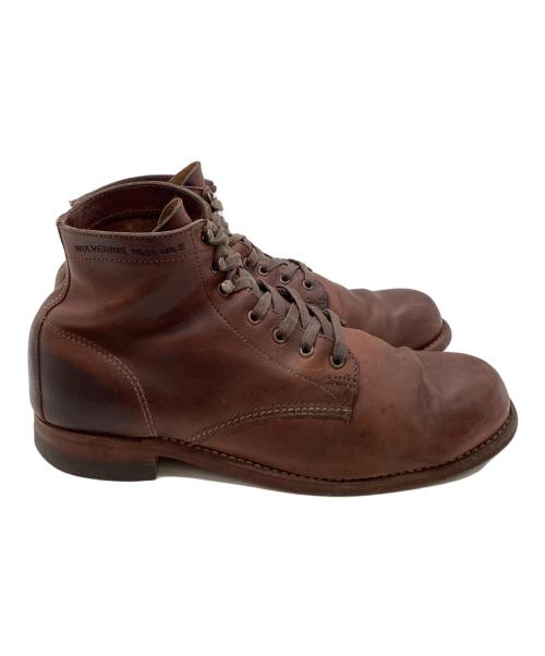 WOLVERINE 1000MILE BOOTS（ウルヴァリン1000マイルブーツ）WOLVERINE 1000MILE BOOTS (ウルヴァリン1000マイルブーツ) ワークブーツ　Ｗ05299 ブラウン サイズ:29cmの古着・服飾アイテム