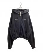 SHINYA KOZUKAシンヤコズカ）の古着「Ordinary Old Style Zip Hoodie Black / オーディナリー オールドスタイル ジップパーカー ブラック / 2502SK96 / Made in JAPAN / 日本製」｜ブラック