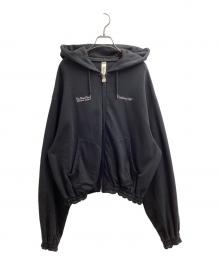 SHINYA KOZUKA（シンヤコズカ）の古着「Ordinary Old Style Zip Hoodie Black / オーディナリー オールドスタイル ジップパーカー ブラック / 2502SK96 / Made in JAPAN / 日本製」｜ブラック