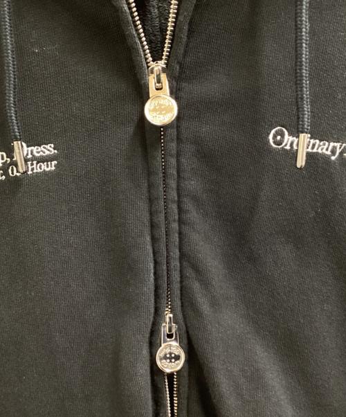 SHINYA KOZUKA（シンヤコズカ）SHINYA KOZUKA Ordinary Old Style Zip Hoodie Black / オーディナリー オールドスタイル ジップパーカー ブラック / 2502SK96 / Made in JAPAN / 日本製 サイズ:Sの古着・服飾アイテム