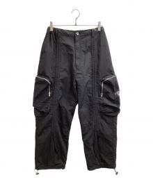A'gem×.kom（エージェム×ドットコム）の古着「リップカーゴパンツ / AG25-C05 / リップストップ / Rip cargo pants」｜ブラック