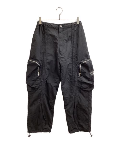 A'gem（エージェム）A'gem (エージェム) .kom (ドットコム) リップカーゴパンツ / AG25-C05 / リップストップ / Rip cargo pants ブラック サイズ:FREE 未使用品の古着・服飾アイテム