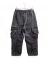 A'gem (エージェム) .kom (ドットコム) リップカーゴパンツ / AG25-C05 / リップストップ / Rip cargo pants ブラック サイズ:FREE 未使用品：8000円