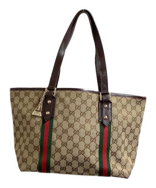 GUCCI（グッチ）GUCCI (グッチ) シェリーライン GGキャンバス / 137396 / 205027 ベージュ サイズ:-の古着・服飾アイテム