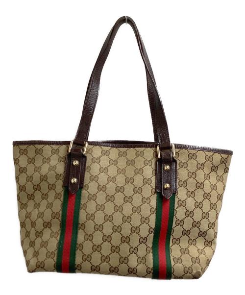 GUCCI（グッチ）GUCCI (グッチ) シェリーライン GGキャンバス / 137396 / 205027 ベージュ サイズ:-の古着・服飾アイテム