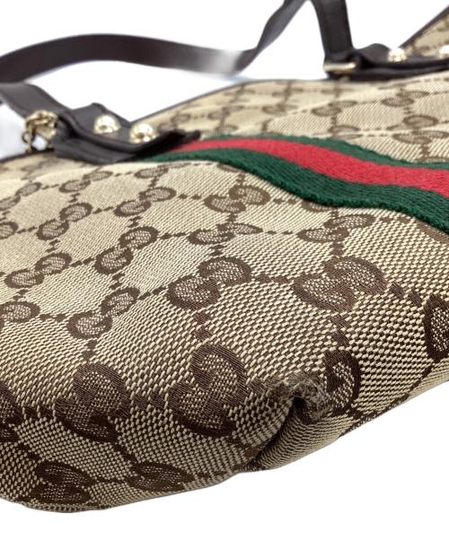 GUCCI（グッチ）GUCCI (グッチ) シェリーライン GGキャンバス / 137396 / 205027 ベージュ サイズ:-の古着・服飾アイテム