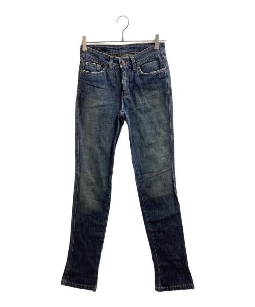 GUCCI（グッチ）GUCCI Back Pocket Embroidery Skinny Jeans Indeigo / バックポケット刺繍 スキニーデニムパンツ インディゴ / 201-1141-3150 / Made in ITALY / イタリア製の古着・服飾アイテム