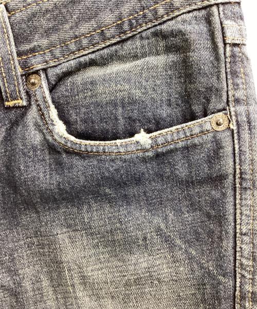 GUCCI（グッチ）GUCCI Back Pocket Embroidery Skinny Jeans Indeigo / バックポケット刺繍 スキニーデニムパンツ インディゴ / 201-1141-3150 / Made in ITALY / イタリア製の古着・服飾アイテム
