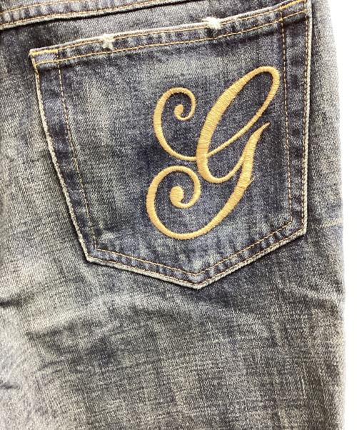GUCCI（グッチ）GUCCI Back Pocket Embroidery Skinny Jeans Indeigo / バックポケット刺繍 スキニーデニムパンツ インディゴ / 201-1141-3150 / Made in ITALY / イタリア製の古着・服飾アイテム