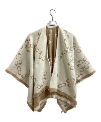 COACH フード付きベージュポンチョ（新品） 中古・古着通販】COACH (コーチ) シグネチャー ポンチョ ケープ