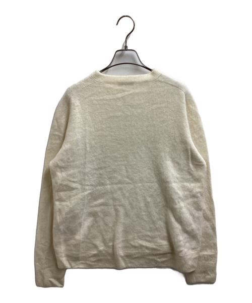 ATON（エイトン）ATON (エイトン) GARMENT DYE CASHMERE ニット / ガーメントダイカシミヤニット / KR AG NW 0901 アイボリー サイズ:02の古着・服飾アイテム