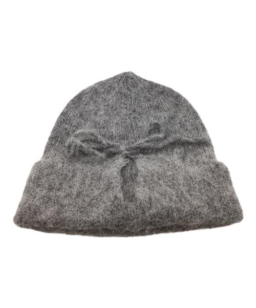 edit.for lulu（エディットフォールル）edit.for LuLu (エディットフォールル) アルパカMIXシャギーニットキャップ / 23095800400030 グレー サイズ:-の古着・服飾アイテム
