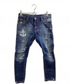 DSQUARED2ディースクエアード）の古着「TIDY BIKER / S71LA0636 / タイディーバイカー / イタリア製 13SS」｜インディゴ